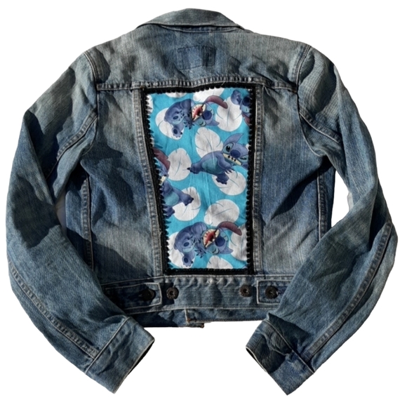 Levi's Jackets & Blazers - Levis XS Stitch Customized Distressed Jean Denim Jacket